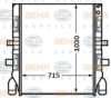 BEHR HELLA SERVICE 8MK 376 726-661 Radiator, engine cooling